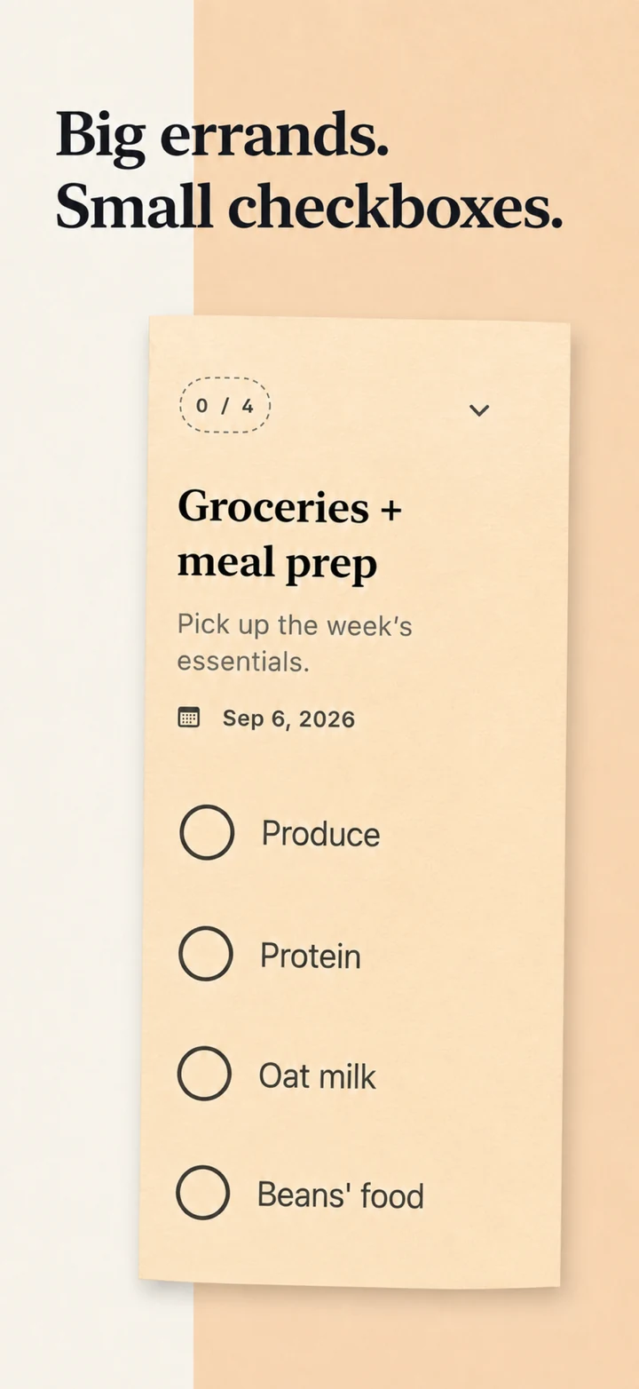Watermelon Todo: Create checklists